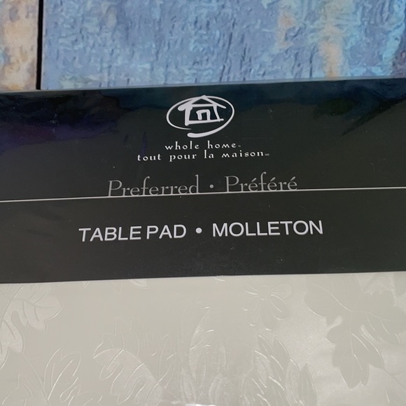 52" x 100" Whole Home Table Pad / Beige - Picture 4 of 10